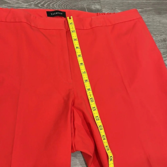 Talbots Slim Crop Scalloped Hem 22WP - Picture 9 of 15